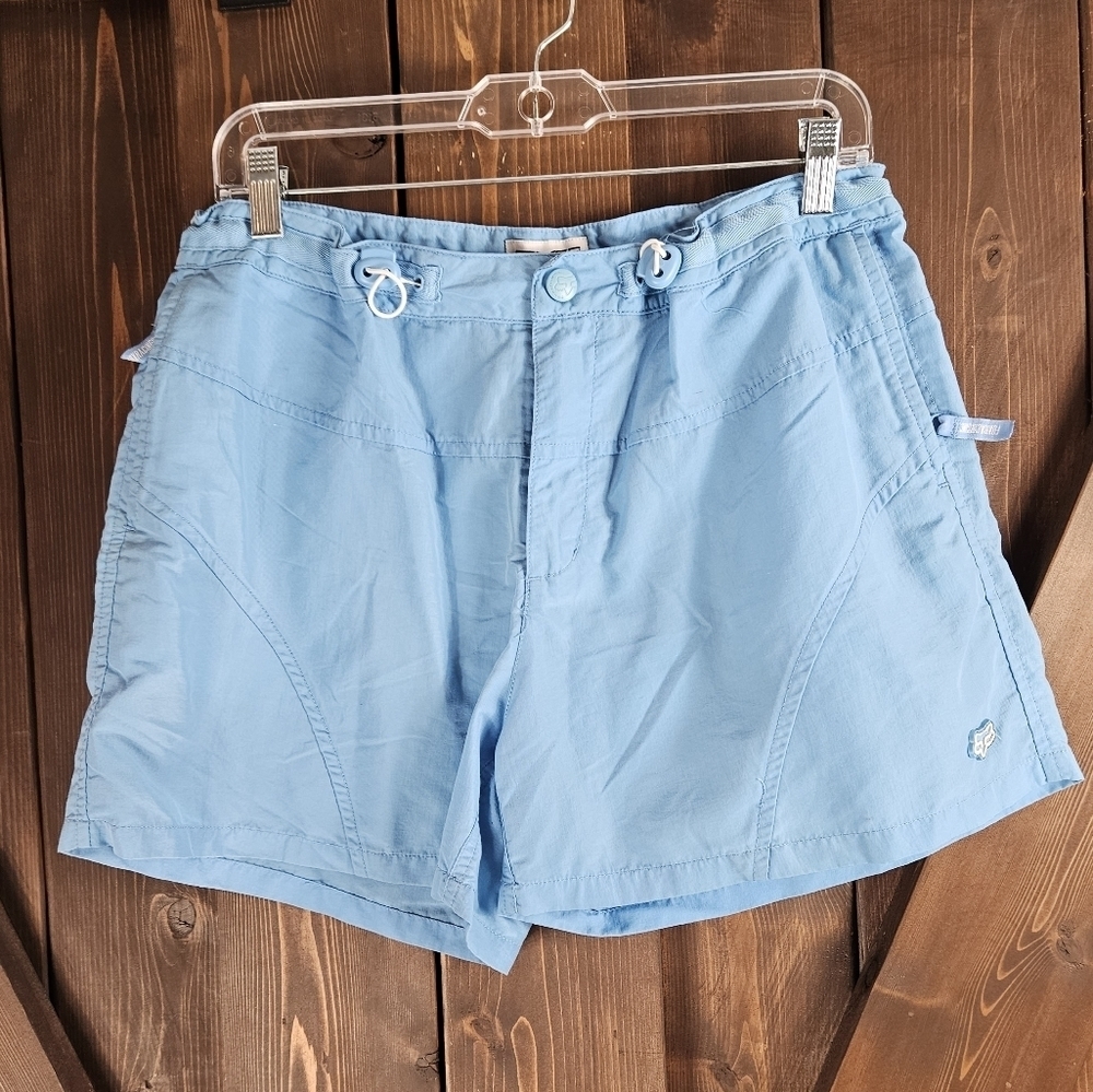 Fox Racing Vintage High RIse Blue Board Shorts Juniors Size 11